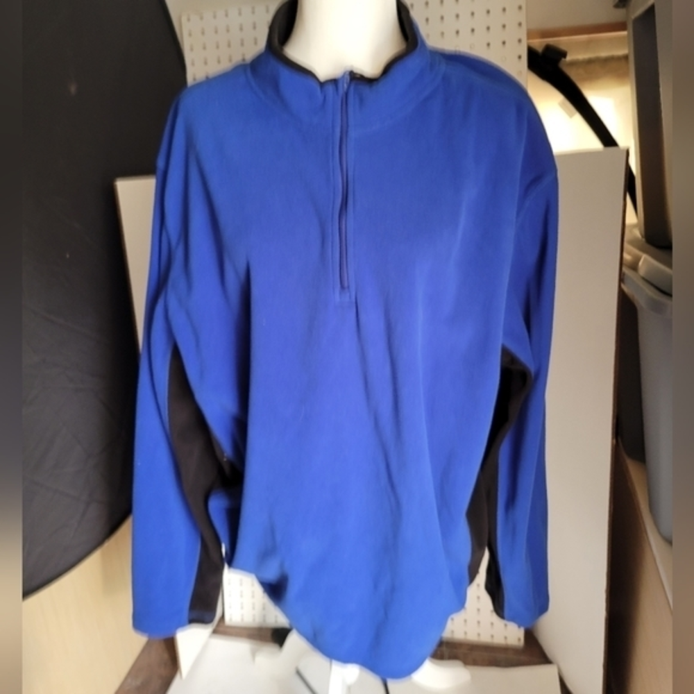 NordicTrack mens‎ XXL blue fleece pullover